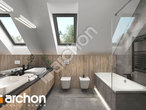 gotowy projekt Dom w naradkach 2 (G2) Wizualizacja łazienki (wizualizacja 3 widok 2)
