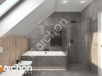 gotowy projekt Dom w naradkach 2 (G2) Wizualizacja łazienki (wizualizacja 3 widok 3)