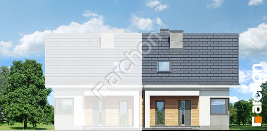 Elewacja frontowa projekt dom w borowkach bn c9695eff42834e5517a8681f1ba9cc30  264