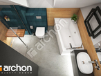 gotowy projekt Dom w borówkach (BN) Wizualizacja łazienki (wizualizacja 3 widok 4)