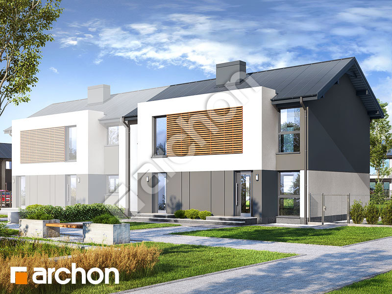 gotowy projekt Dom w tawlinach (R2B) widok 1