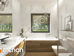 gotowy projekt Dom w modrzewnicy 9 (G2) Wizualizacja łazienki (wizualizacja 3 widok 2)