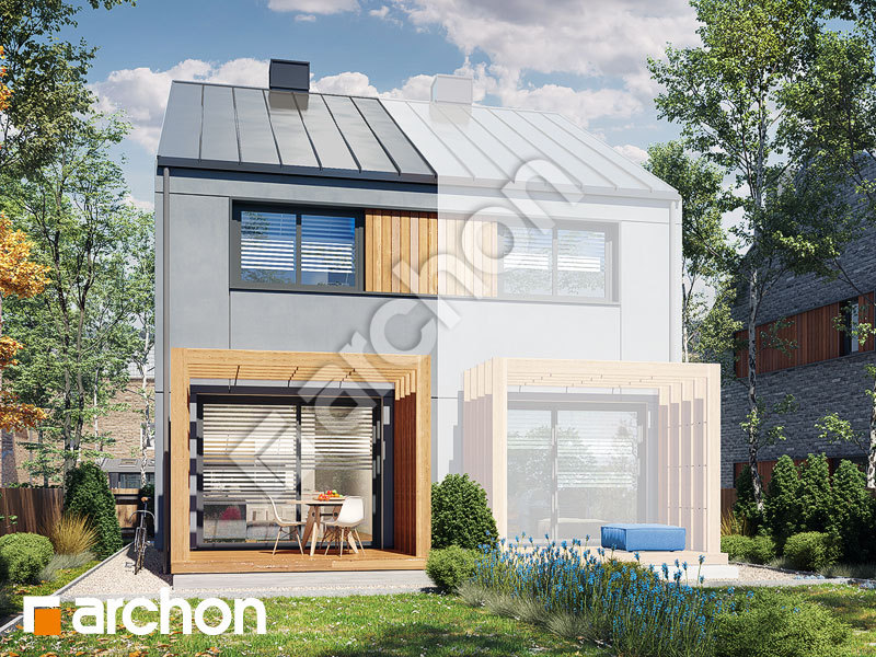 gotowy projekt Dom w reo (B) widok 2