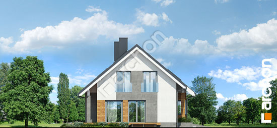 Elewacja boczna projekt dom w bugenwillach g2 d52969cea3762d16f158885b0413eaef  266