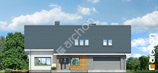Elewacja frontowa projekt dom w bugenwillach g2 6a27a3b6aa16b65632a51165dcf95cc1  264