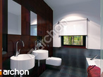 gotowy projekt Dom pod jarząbem (PN) Wizualizacja łazienki (wizualizacja 3 widok 1)