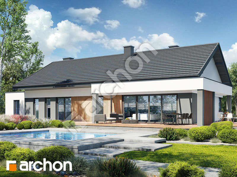 gotowy projekt Dom w mekintoszach 17 (G) widok 1