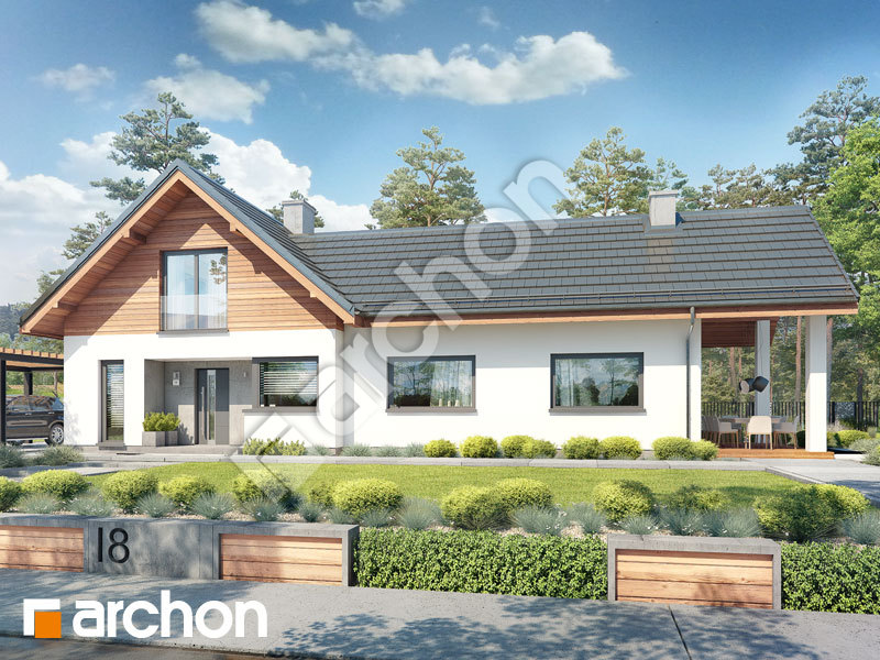 gotowy projekt Dom w marzankach 2 widok 2