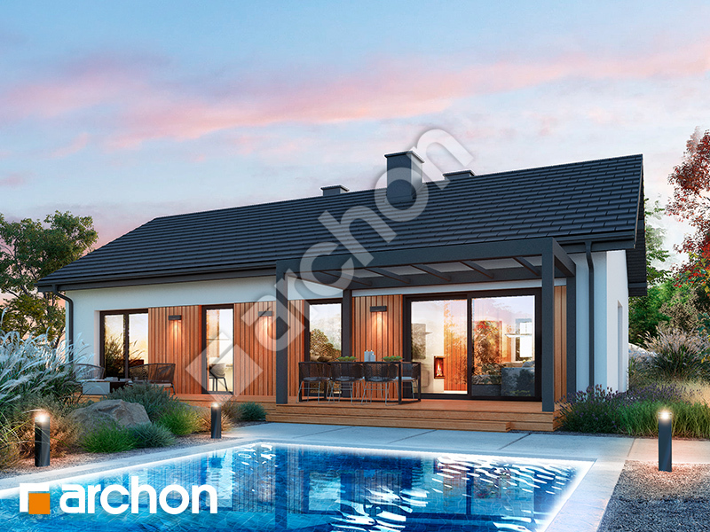 gotowy projekt Dom w kruszczykach 19 widok 2