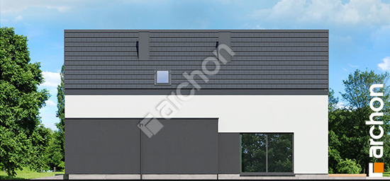 Elewacja boczna projekt dom w marcowkach ge b72318402d5f7c263303f0bf13597c8b  265