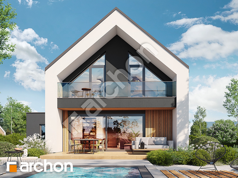 gotowy projekt Dom w marcówkach (GE) widok 2