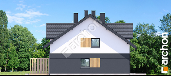 Elewacja boczna projekt dom w narcyzach 14 b 2a70e9715f2150c38d5ca072127cd433  266