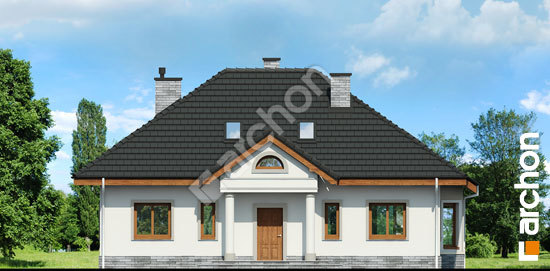 Elewacja frontowa projekt dom pod jarzabem 5 ver 2 49aa5874063954a92f39cbe4903affe8  264