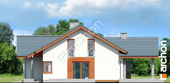 Elewacja boczna projekt dom w pierwiosnkach 2 g2p 3eef4d89070e804049d547d577cf3b1d  265