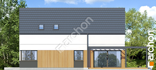 Elewacja boczna projekt dom w proteach ge 0f8b4cdc1f816107738d98f46cda9e55  265