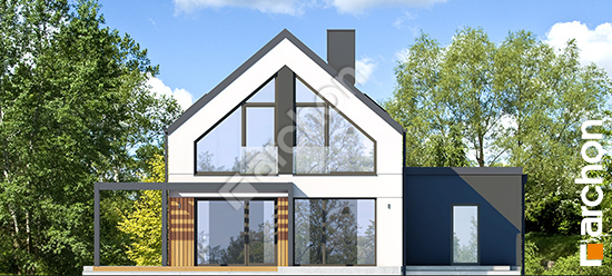 Elewacja ogrodowa projekt dom w proteach ge 38e1880cee9510060cce7189476527cd  267