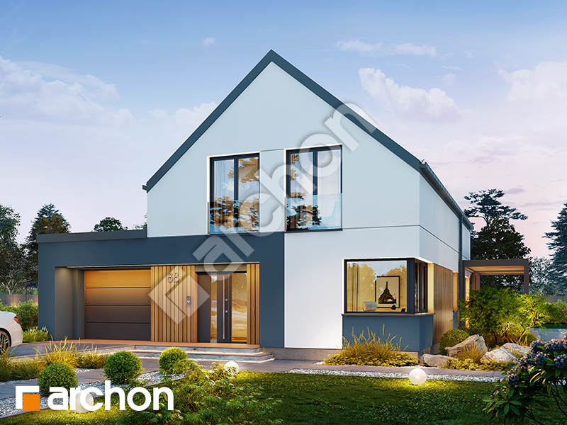 gotowy projekt Dom w proteach (GE) widok 2