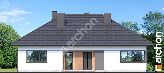 Elewacja frontowa projekt dom w kanzanach 2 4cde670236eab20e5a37a70bfe01b0e3  264