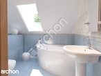 gotowy projekt Dom w rododendronach 6 (G2) Wizualizacja łazienki (wizualizacja 4 widok 1)