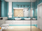 gotowy projekt Dom w kalateach 7 (G2) Wizualizacja łazienki (wizualizacja 3 widok 2)
