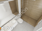 gotowy projekt Dom w przebiśniegach 2 (G2) Wizualizacja łazienki (wizualizacja 3 widok 2)