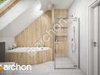 gotowy projekt Dom w goździkowcach (G2A) Wizualizacja łazienki (wizualizacja 3 widok 2)