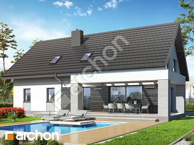 gotowy projekt Dom w goździkowcach (G2A) widok 1
