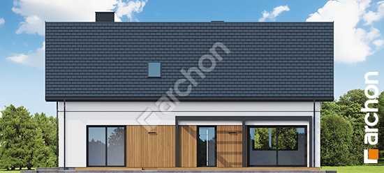 Elewacja ogrodowa projekt dom w arganiach g2e 3cc8261530165753ae33419c0e71e5e3  267