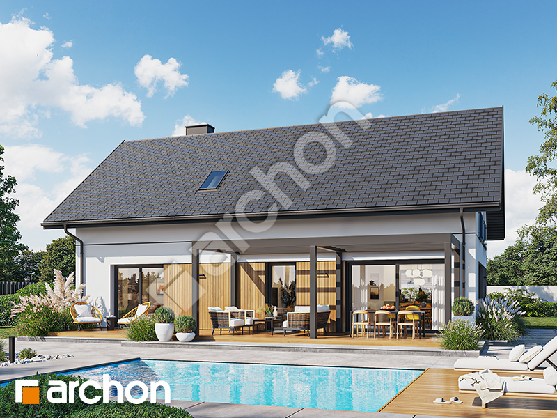 gotowy projekt Dom w arganiach (G2E) widok 2