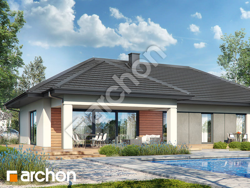 gotowy projekt Dom w berberysach 3 (G2E) widok 2