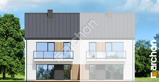 Elewacja ogrodowa projekt dom w bratkach 25 r2be 35c6f629a6c18e4be67d728e8be66f64  267