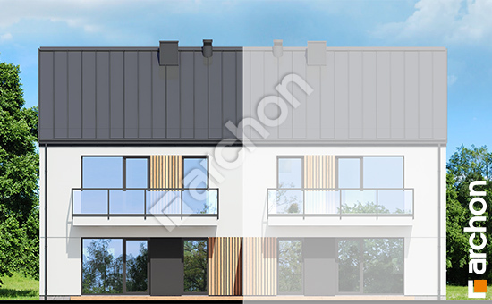 Elewacja ogrodowa projekt dom w bratkach 25 r2be dcb2c10fab895148d5fcfd89315a10e7  267