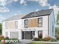 gotowy projekt Dom w bratkach 25 (R2BE) 