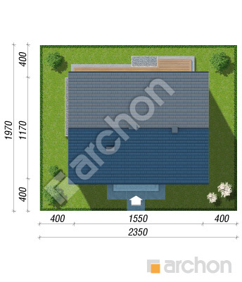 gotowy projekt Dom w litodorach 6 sytuacja