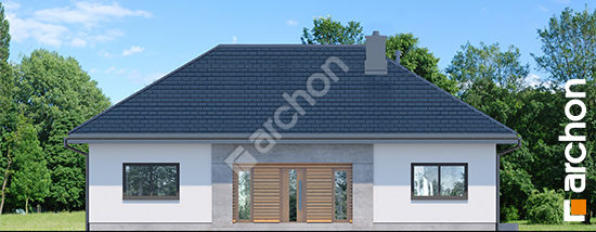Elewacja frontowa projekt dom w kostrzewach 10 a becc3face850393ec3e2c565b52ea9ea  264