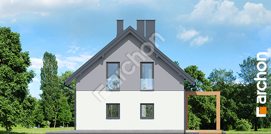 Elewacja boczna projekt dom w lucernie 10 t f3f80421abbe3d94b2809993aac3f7be  265