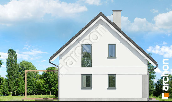 Elewacja boczna projekt dom w zielistkach ver 3 4216cae4afffd48c2294e0549bc7169a  266