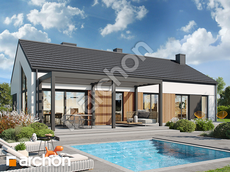 gotowy projekt Dom w goldstarach 2 widok 2