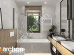 gotowy projekt Dom w kosaćcach 3 (N) Wizualizacja łazienki (wizualizacja 3 widok 2)