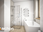 gotowy projekt Dom we wrzosach 2 Wizualizacja łazienki (wizualizacja 3 widok 3)