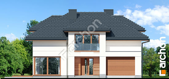 Elewacja frontowa projekt dom w sundavillach d950a2b85bae79cc6e638e47f79fe076  264