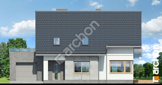Elewacja frontowa projekt dom w glosterach 9e6544cbb7342e204de73250bed6b1b3  264