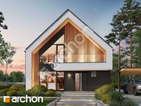 gotowy projekt Dom w jaskrzynach 2 (E) widok 1