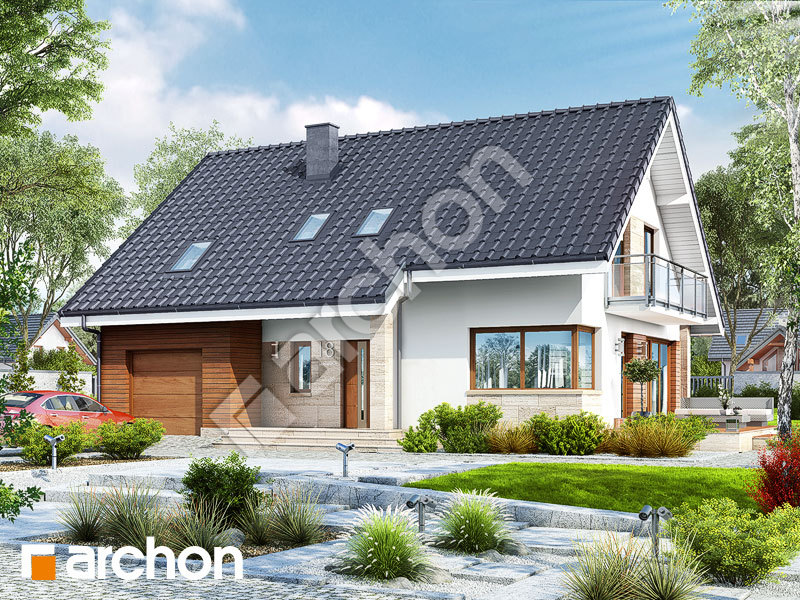 projekt Dom w idaredach widok 1