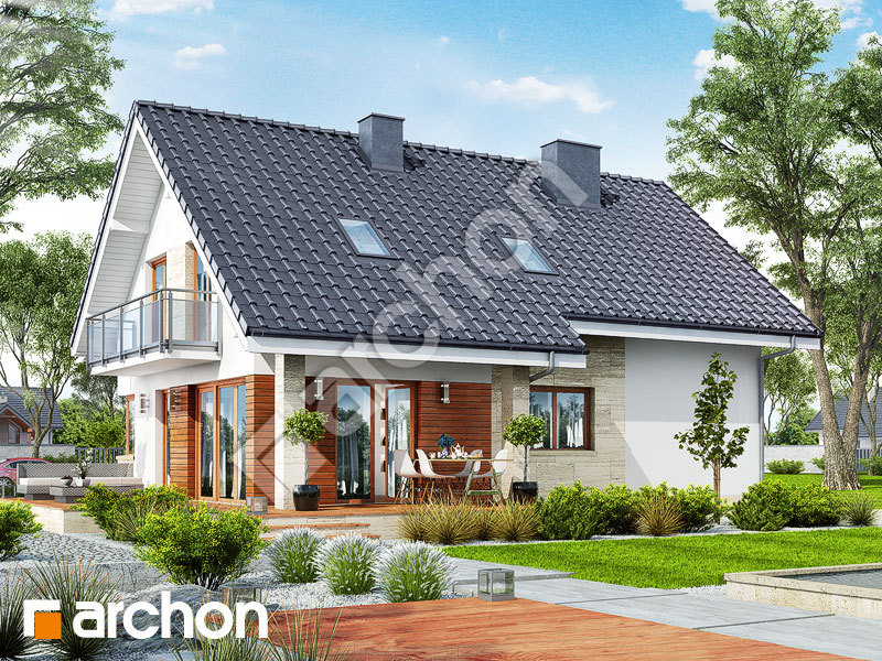 gotowy projekt Dom w idaredach widok 2