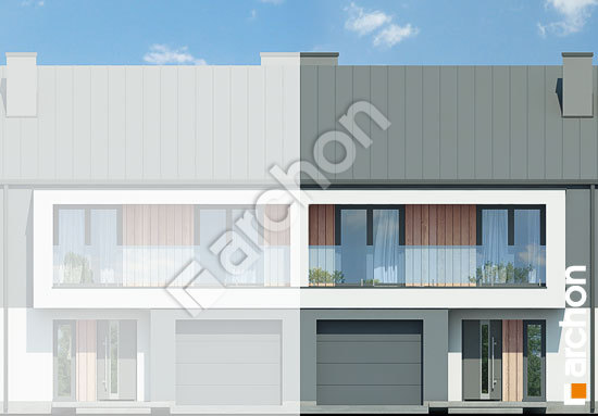 Elewacja frontowa projekt dom w klematisach 28 s ca6b5024740156f1d63552a2e4a14618  264