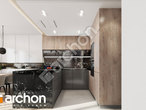 gotowy projekt Dom w klematisach 28 (S) Wizualizacja kuchni 2 widok 2