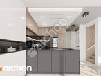 gotowy projekt Dom w klematisach 28 (S) Wizualizacja kuchni 2 widok 1