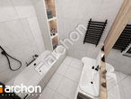 gotowy projekt Dom w klematisach 28 (S) Wizualizacja łazienki (wizualizacja 3 widok 4)