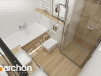 gotowy projekt Dom w santolinach 4 (G2) Wizualizacja łazienki (wizualizacja 3 widok 4)